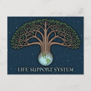 Cartão Postal Sistema de suporte de vida