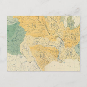 Cartão Postal Sistemas fluviais nos EUA