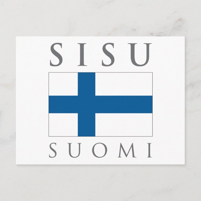 Cartão Postal Sisu Suomi (Frente)