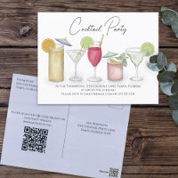 Site da Parte de Código QR do Cocktail Drink