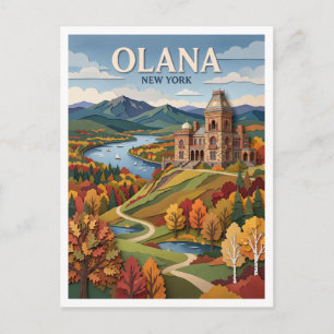 Cartão Postal Sítio Histórico Estadual Olana Hudson Nova York