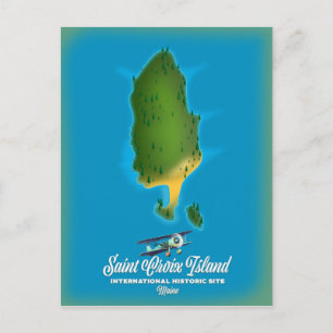 Cartão Postal Sítio Histórico Internacional da Ilha de Saint Cro