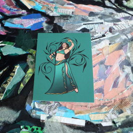 Cartão Postal Sivoney Belly Dancer Goddese