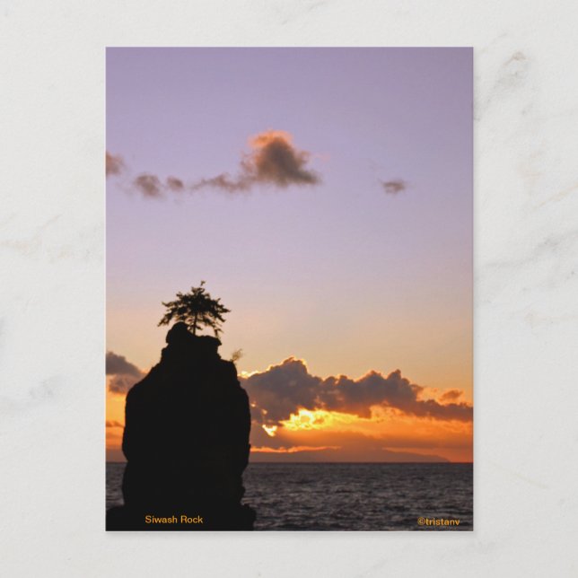 Cartão postal Siwash Rock, Vancouver (Frente)