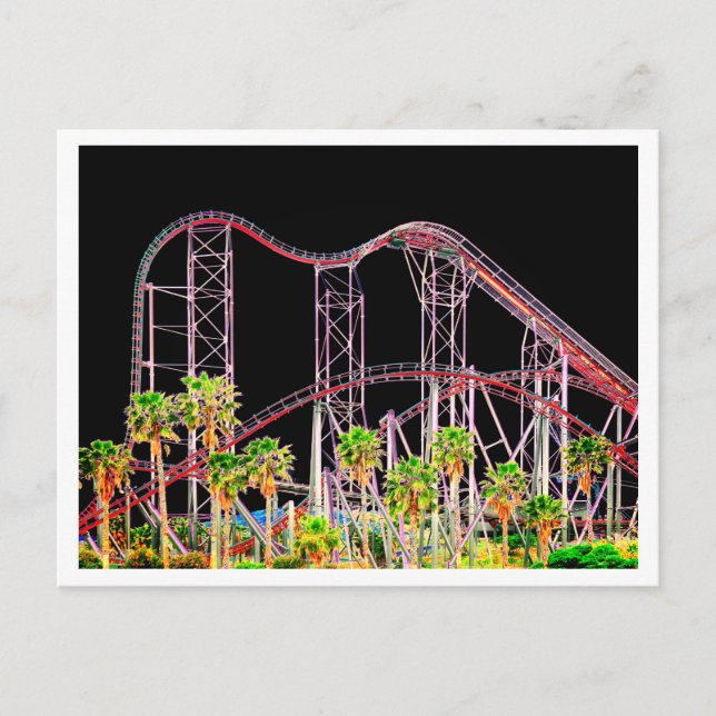 Cartão Postal Six Flags Magic Mountain (Frente)