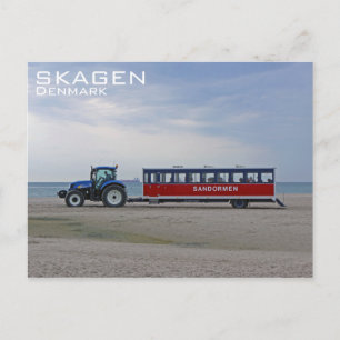 Cartão postal Skagen/Grenen Dinamarca!
