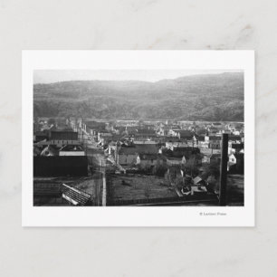 Cartão Postal Skagway, Vista do Alasca da Fotografia da Avenida