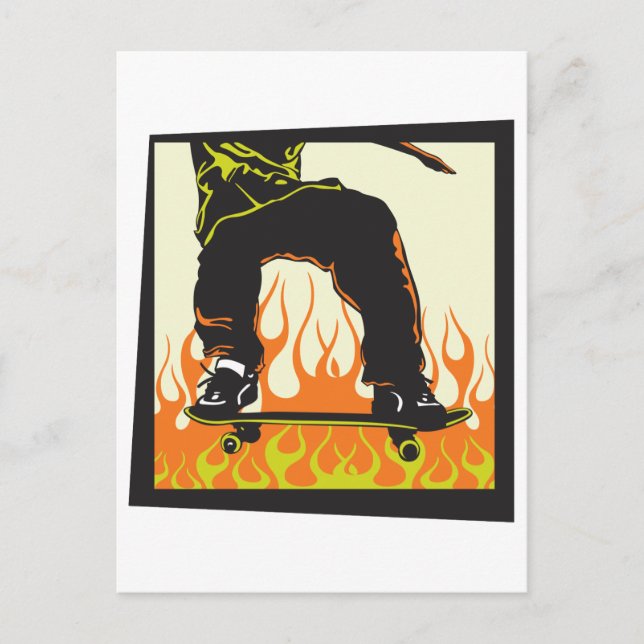 Cartão Postal skate (Frente)