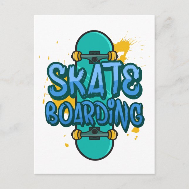Cartão Postal Skate (Frente)
