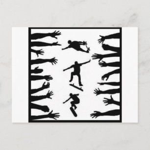 Cartão Postal Skate Crowd