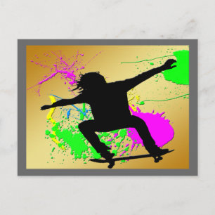 Cartão Postal Skate Extreme