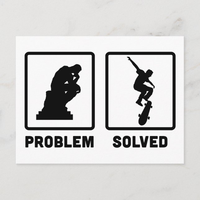 Cartão Postal Skates (Frente)