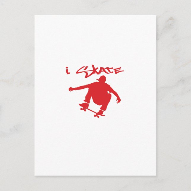 Cartão Postal Skates (Frente)