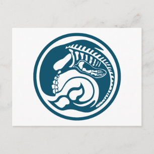 Cartão Postal skeleorca