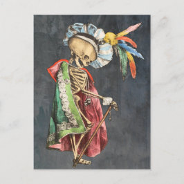 Cartão Postal Skeleton Bard of Pu'Shing Bhu'Tons