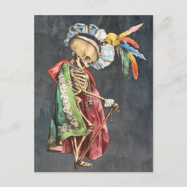 Cartão Postal Skeleton Bard of Pu'Shing Bhu'Tons (Frente)