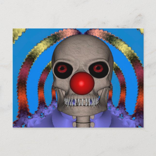 Cartão Postal Skeleton Clowe (Frente)