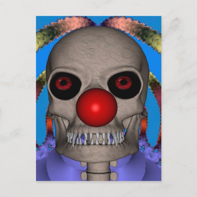 Cartão Postal Skeleton Clowe (Frente)