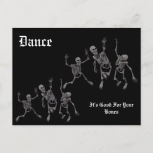 Cartão Postal Skeleton Dance