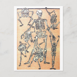 Cartão postal Skeleton Dance