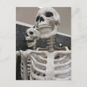 Cartão Postal Skeleton Duo