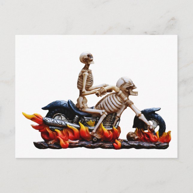 Cartão Postal Skeleton Rider (Frente)