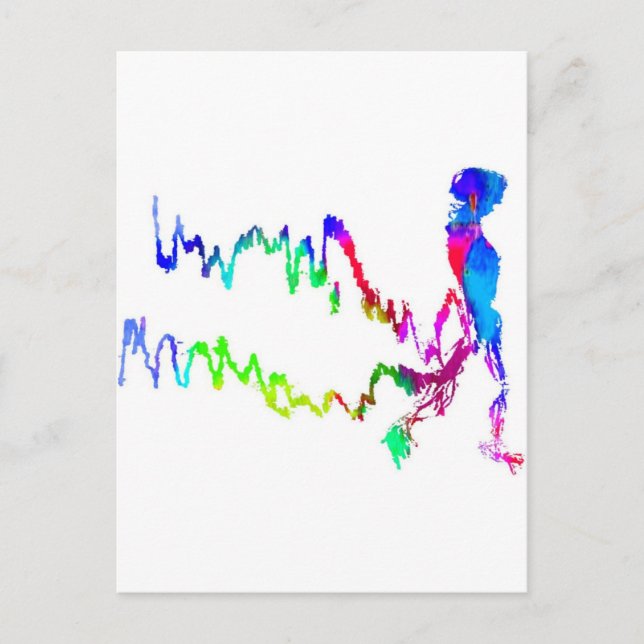 Cartão Postal Skeleton Walk (Frente)