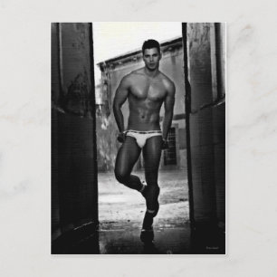 Cartão Postal SKETCH: Mala Italiana em Briefs