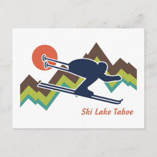 Cartão Postal Ski Lake Tahoe