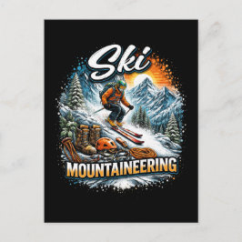 Cartão Postal Ski Mountaineering