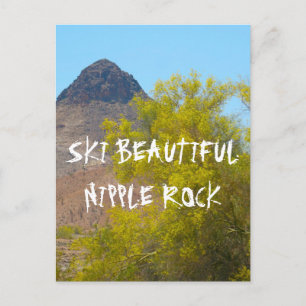 Cartão Postal Ski Nipple Rock