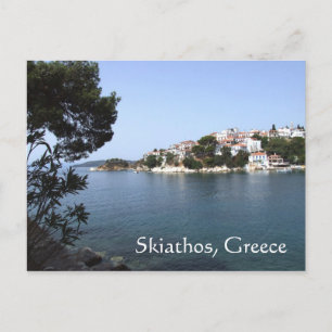 Cartão Postal Skiathos Island, Grécia postal