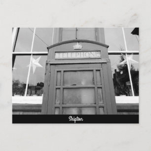 Cartão Postal Skipton Phone Booth