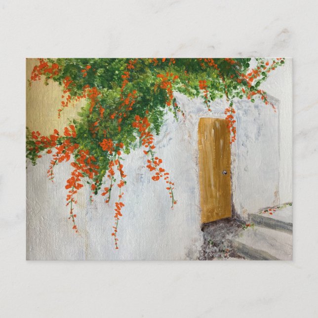 Cartão Postal Skopelos em junho (Frente)