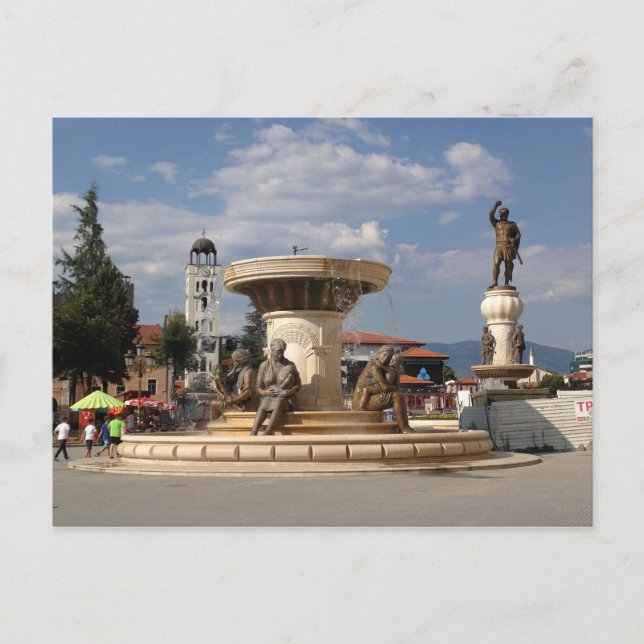 Cartão Postal Skopje (Frente)