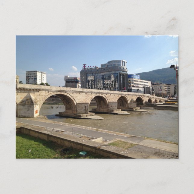 Cartão Postal Skopje (Frente)