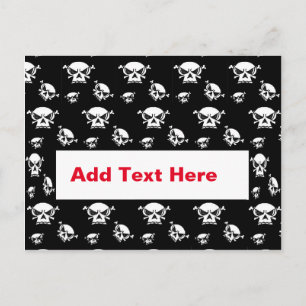 Cartão Postal Skull Boys