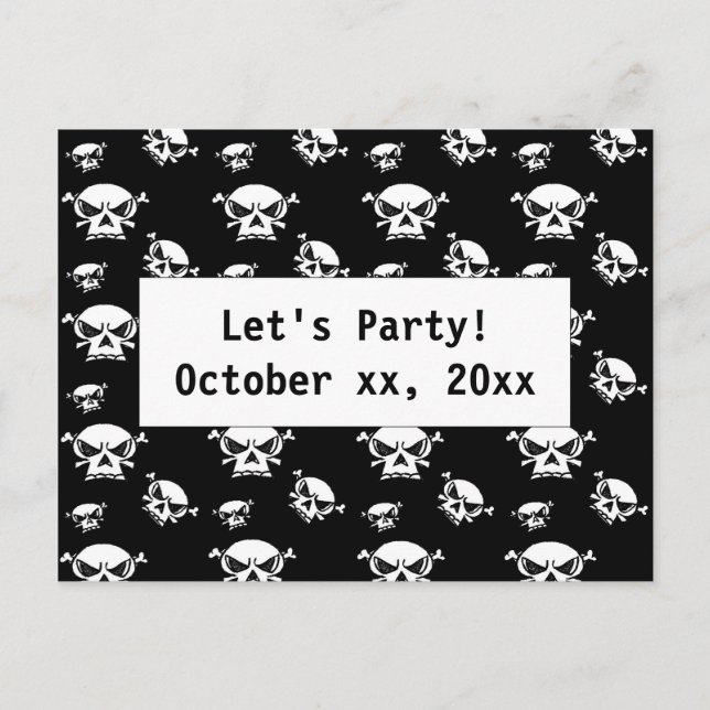 Cartão Postal Skull Boys (Frente)