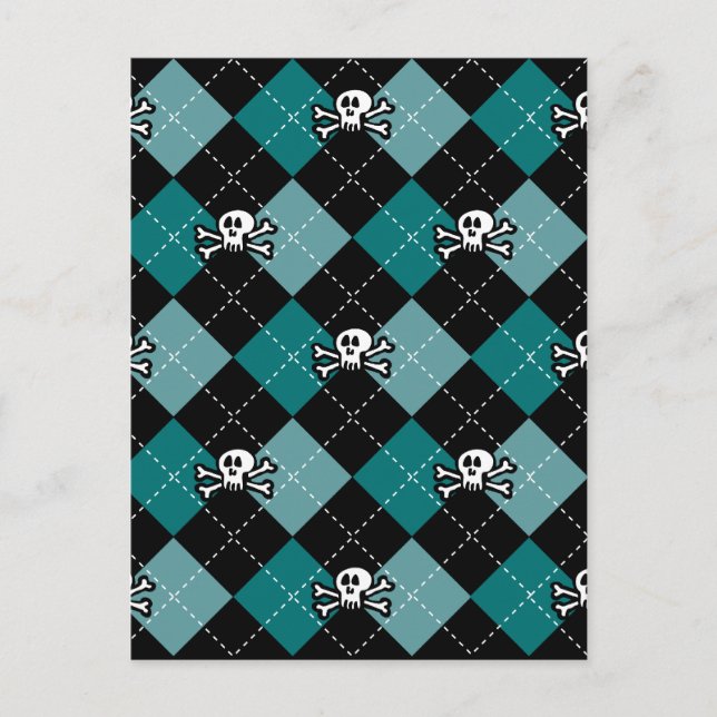 Cartão Postal Skullgyle (Frente)