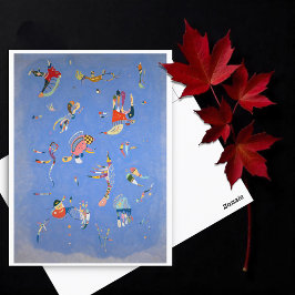 Cartão Postal Sky Blue, Kandinsky 1940