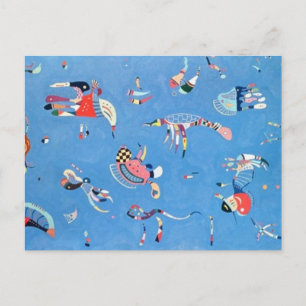 Cartão Postal Sky Blue Wassily Kandisnky