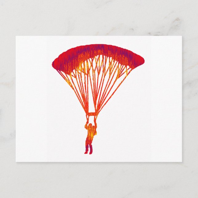 CARTÃO POSTAL SKY DIVE VERDADE (Frente)