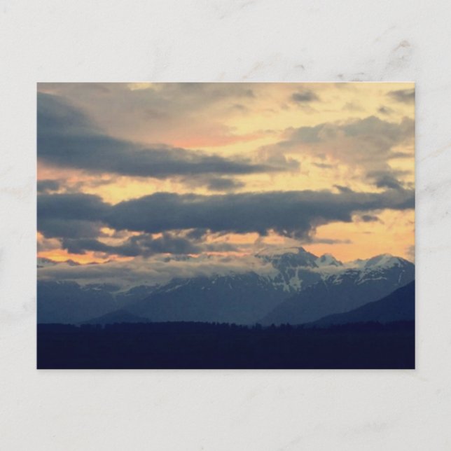 Cartão Postal Sky, Mountain and Cloud (Frente)