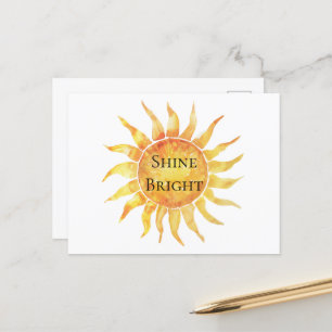 Cartão Postal Sky Sun Shine Bright