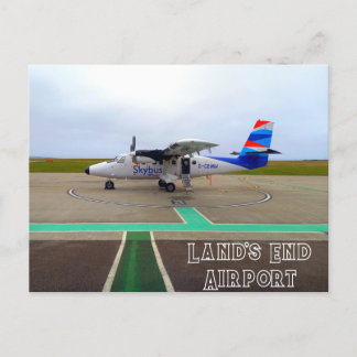 Cartão Postal Skybus at Land's End Airport (Cornwall)