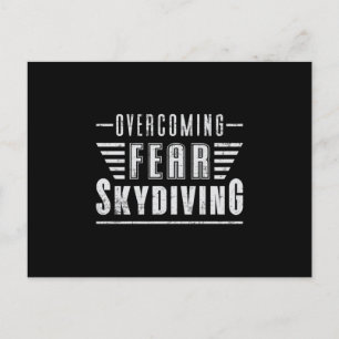 Cartão Postal Skydive Skydive Plane Jump Engraçado Presente