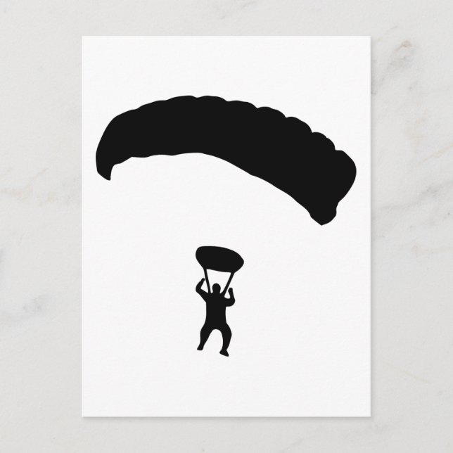 Cartão Postal Skydiving (Frente)