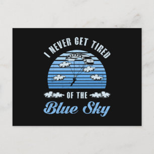 Cartão Postal Skydiving Skydive Jump Skydiver Retro Funny Gift