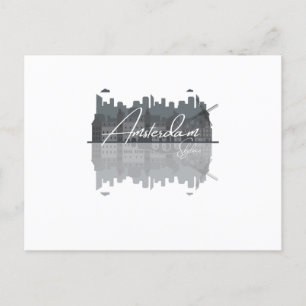 Cartão Postal Skyline Amsterdã