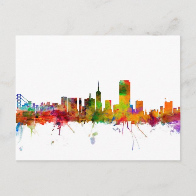 Cartão Postal Skyline Cidade de São Francisco (Frente)